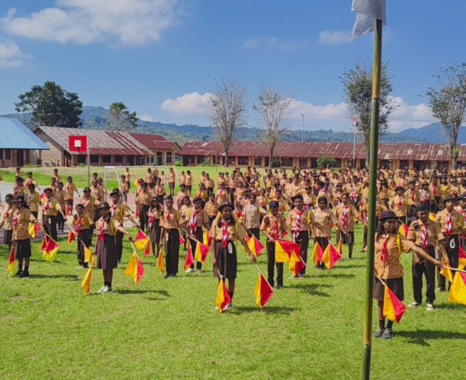Mengukir Jejak di Tanah Mukun: Latihan Pramuka SMAS K St. Arnoldus Bentuk Jiwa Kepemimpinan Siswa
