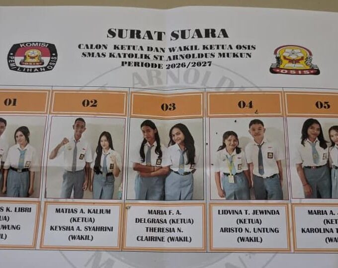 SMAS K St Arnoldus Mukun Siap Gelar Pemilihan Ketua dan Wakil OSIS 2026/2027